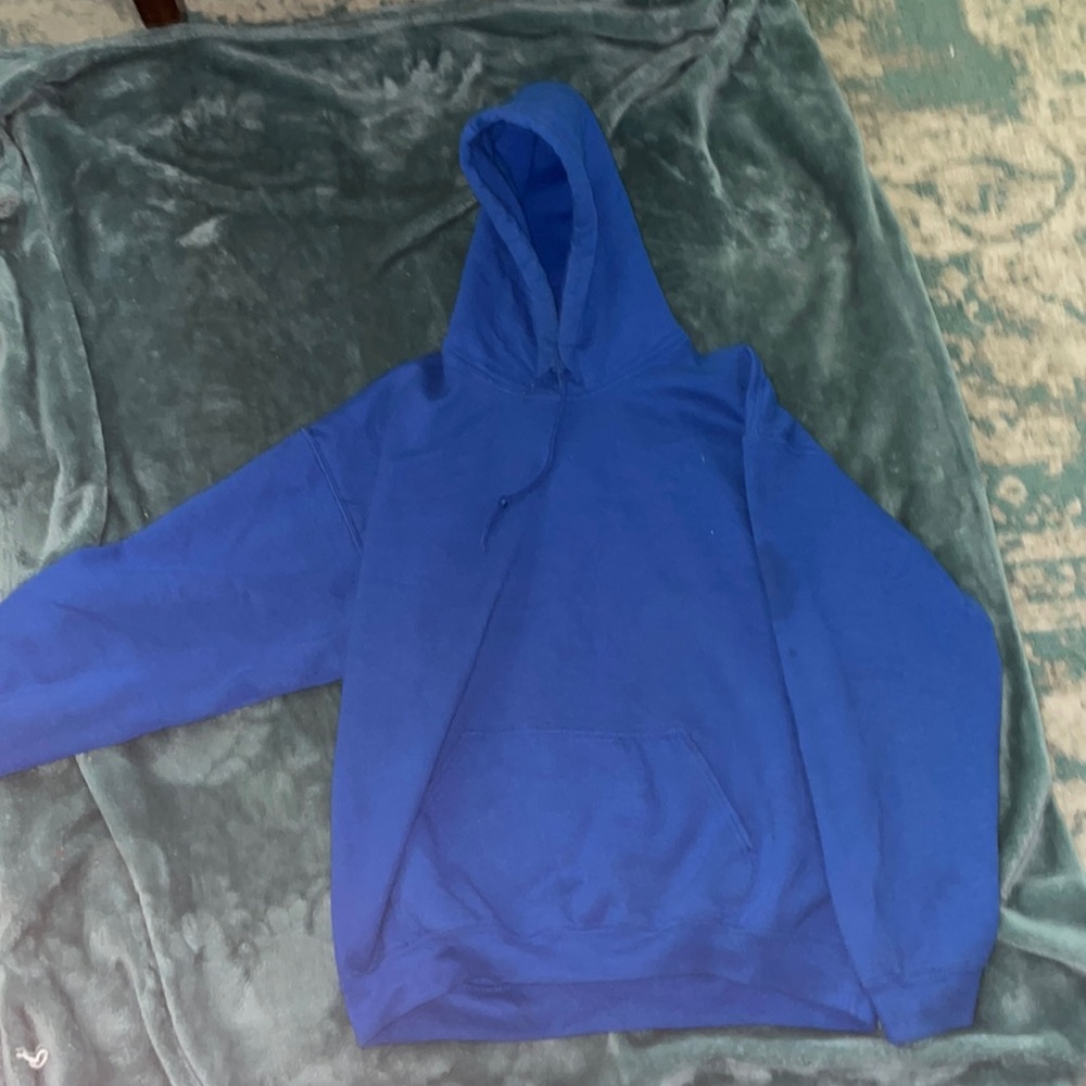Blue dirt bike hoodie